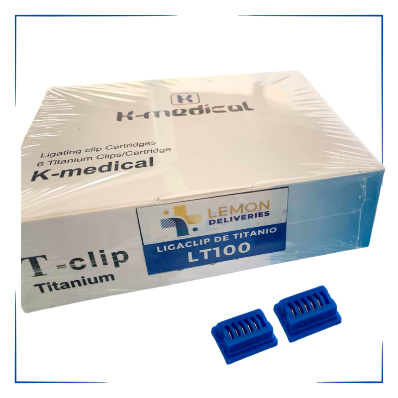 Ligaclip Genérico de Titanio LT100 (XS) A.M.R.C.N Quality Surgical - 20 pzas