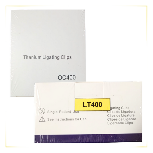 Caja Ligaclip Genérico de Titanio OC400 - 20 pzas